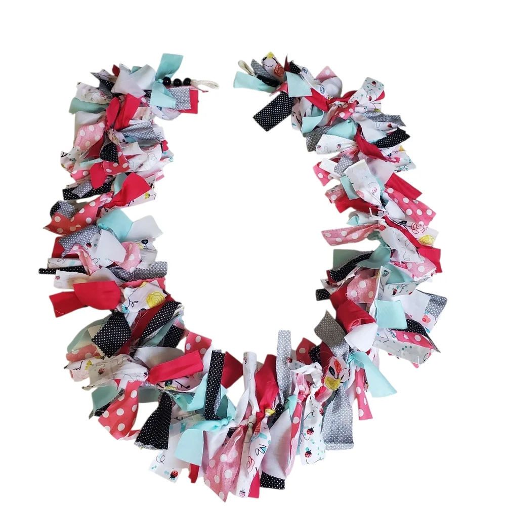 New Hand-crafted Fabric Garland
